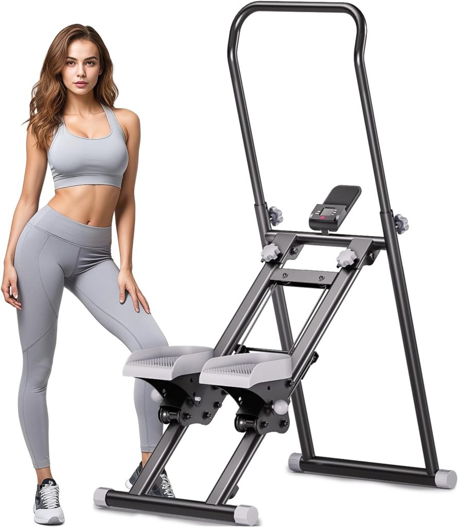 Woman on Stair Climber